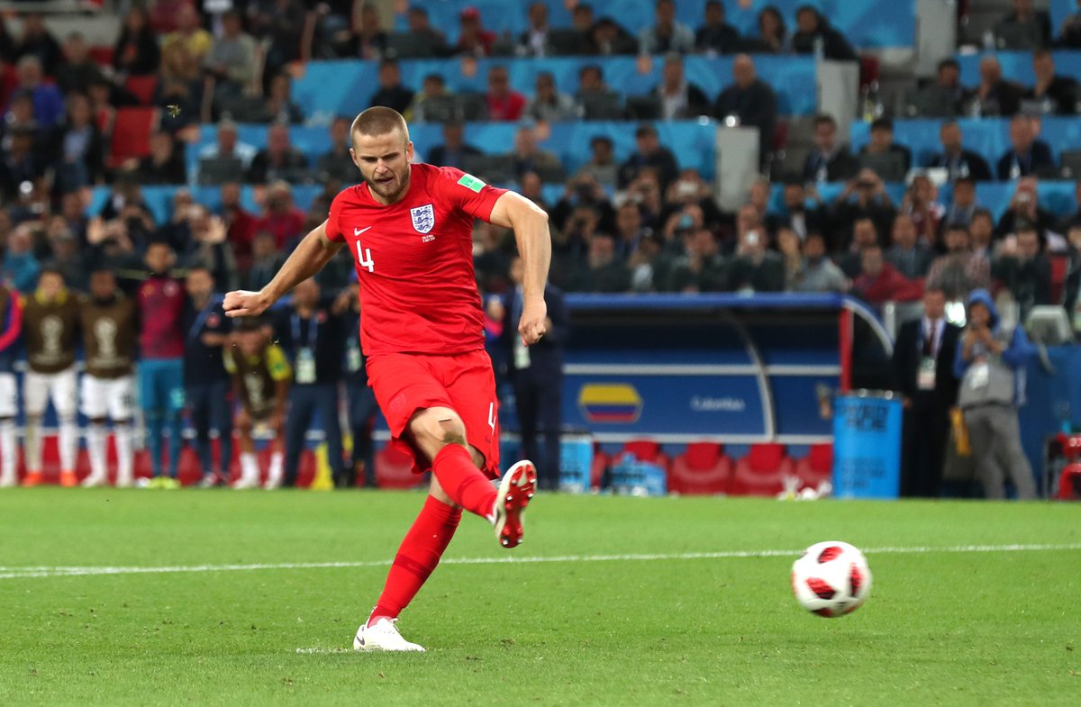 SpursOfficial's tweet photo. Nerves of steel. 💪 

#WorldCup https://t.co/CyxVlvO5r6