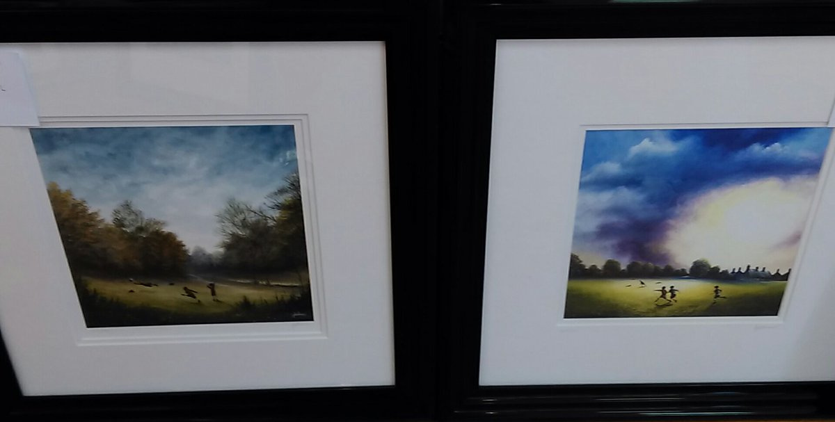 NGKendal's tweet photo. We have 2 Danny Abrahams Ltd Edition Prints in store today - Shooting Uphill and They Think It's All Over - on offer as pair for £250.00 (normally £150 each). https://t.co/eRVzhnwIfp