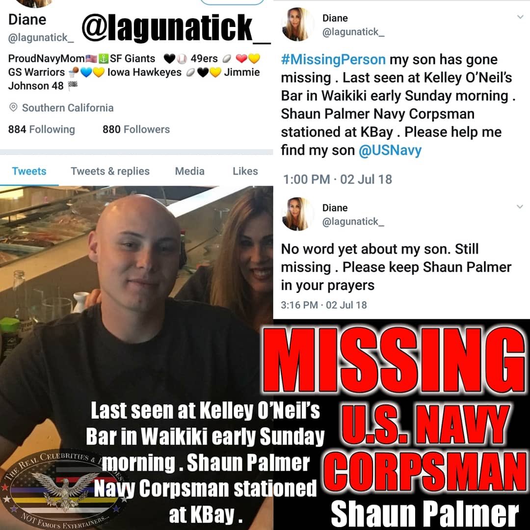 My friends nephew is missing here in #hawaii. Please share!! #Honolulu #Waikiki #missingperson #findshaunpalmer #navy