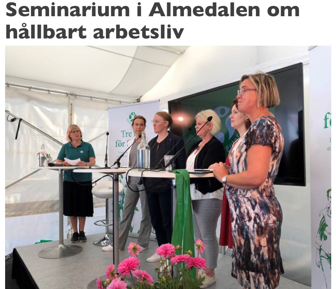StefanJutterdal's tweet photo. BLOGG #almedalen tisdag https://t.co/zCUAJYEAOb
Se glimtar från tisdagen i #almedalen, med bl.a @fysioswe #hållbartarbetsliv, samtal med @lenahallengren, många goda möten och så #VM2018🇸🇪🇸🇪🇸🇪 https://t.co/caLwqp0C3e