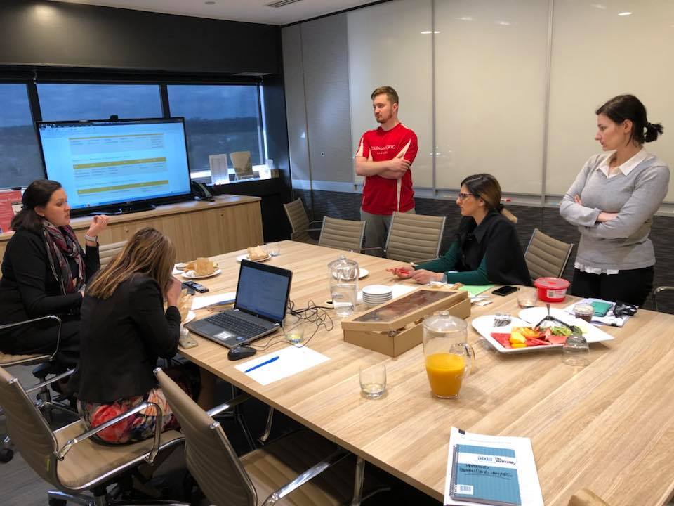 Thank you to our <a href="/WhiteRibbonAust/">White Ribbon Aus</a> team for another great working lunch!  Coleman Greig is proud to say that we are busy working towards achieving #WhiteRibbon Workplace Accreditation.  

#DomesticViolence #ViolenceAgainstWomen #ColemanGreig