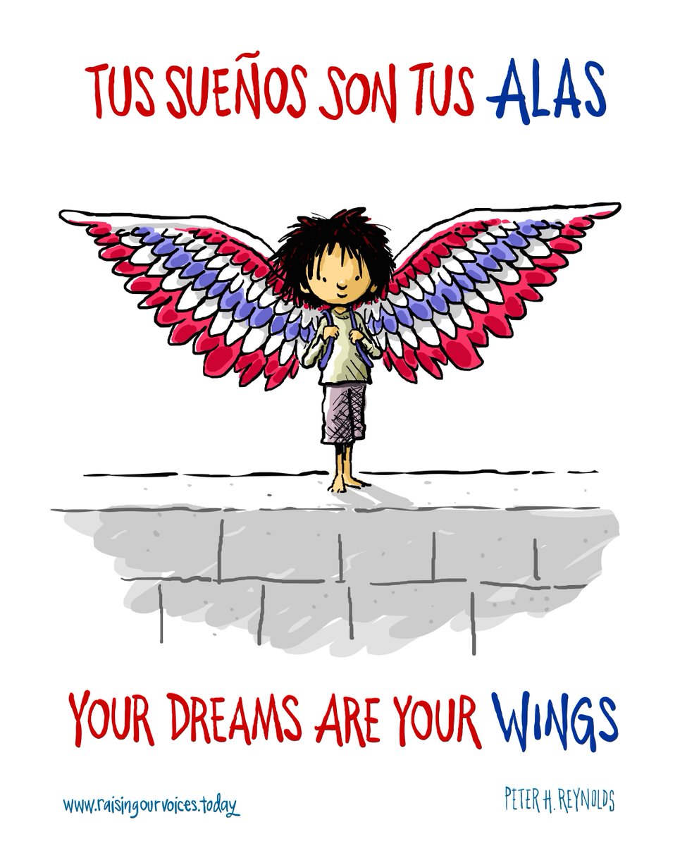 'Your Dreams Are Wings' 
Write a card for a child who needs compassion & hope... download cards here:
raisingourvoices.today/2018/07/03/car…  #raisingourvoices #familiesbelongtogether #wherearethechildren #keepfamiliestogether