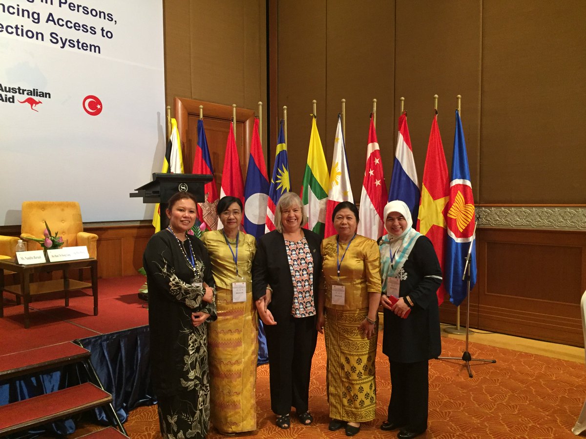 AusAmbASEAN's tweet photo. Australia proud to support #ASEAN’s recent AICHR workshop in Vietnam discussing strategies to prevent #trafficking in persons @Asia_Foundation #AAPTIP @AusAmbVN https://t.co/HlKx1IBrHK