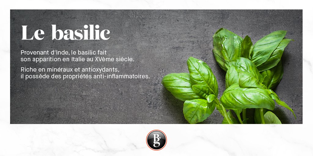 🔎 Zoom sur un produit de saison 🍃

#BottinGourmand #Basilic #Gourmand #Food #Herbes #Aromes #Gastronomie
