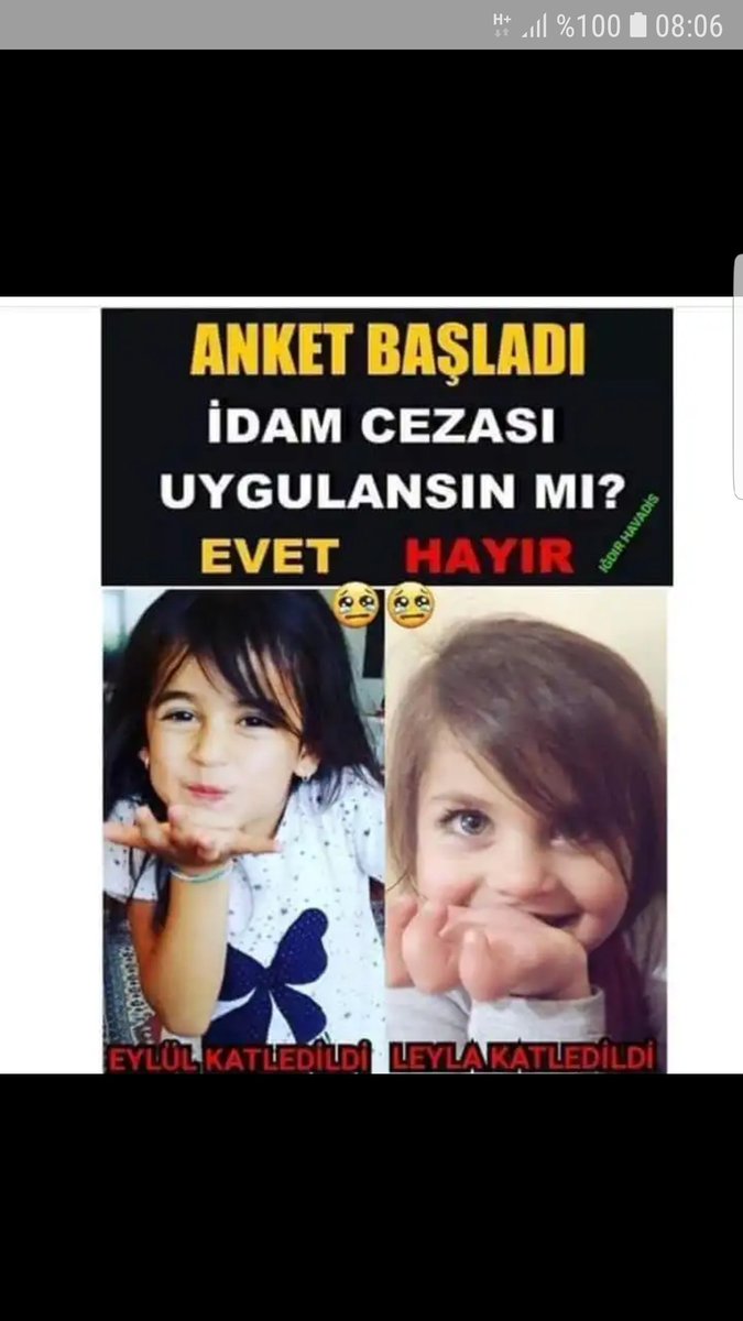Anket yapılıyormuş 
Şerefsizligin  anketi olamaz
#idamİSTİYORUZ 
Bunun tek çözümü 2 metre urgan