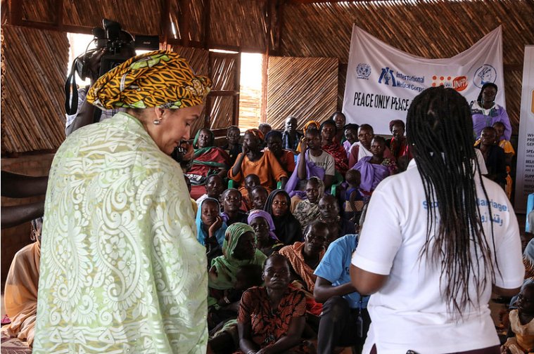 Deputy Secretary-General Amina Mohammed takes message of hope and peace to South Sudan