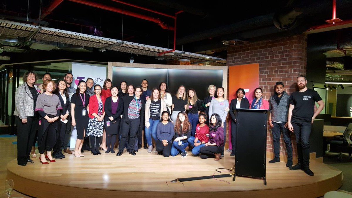 VICT4W's tweet photo. A very big thank you to our Platinum sponsor @Telstra for giving our wonderful Grad Girls the opportunity to tour the Telstra Labs and Security Operations Centre. An amazing behind the scenes experience for our grads. Thank you Karen Gee for making this happen! @vict4w #GradGirl https://t.co/bPSJw73jwD