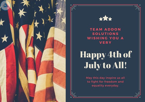 AddonSolutions's tweet image. Happy Independence Day!!!
#4thofJuly2018 #IndependenceDay #AddonSolutions