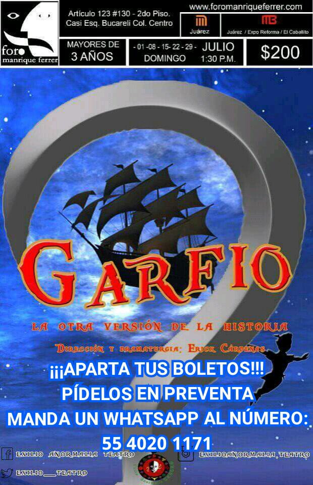 exilio_teatro's tweet photo. ¡No te pierdas esta increíble aventura! Domingo 1:30pm @ForoManriqueF ¡Compra tus boletos ahora! #TeatroInfantil #Domingofamiliar #niños #Piratas @CarteleradeT @CarteleraCDMX @TeatrosMX @CDMXyteatroDF @LaCarteleraMX https://t.co/gY2L0emRo8
