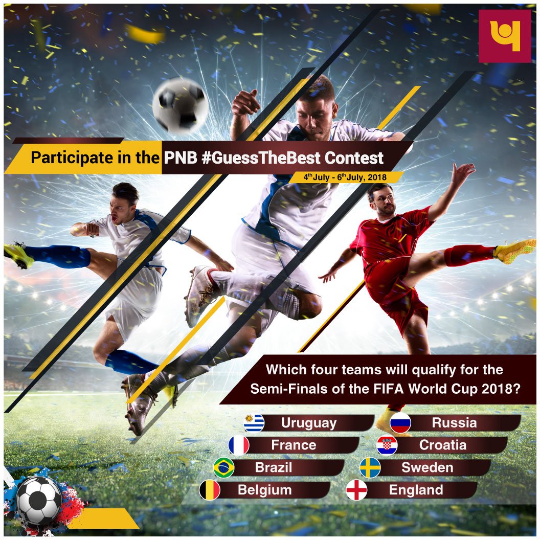 The football fever has gripped the entire world. And here’s your chance to make the most of it. Participate in the PNB  #GuessTheBest contest and stand a chance to win exciting gifts. Read the contest rules here: bit.ly/2KPVlx2 <a href="/Contest_in/">Contest_In</a> <a href="/ContestsInIndia/">Contests In India</a>