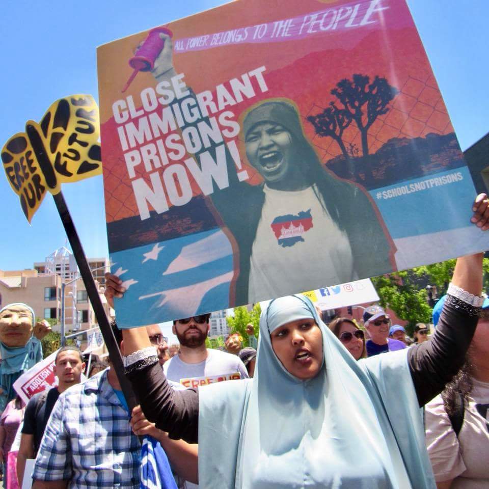 This fight is for them. It's for us. And it's for the fate of our country. 'This is for our people who are locked inside. Together,  we will abolish ICE' #FreeOurFuture #ReuniteFamiliesNow #AbolishICE