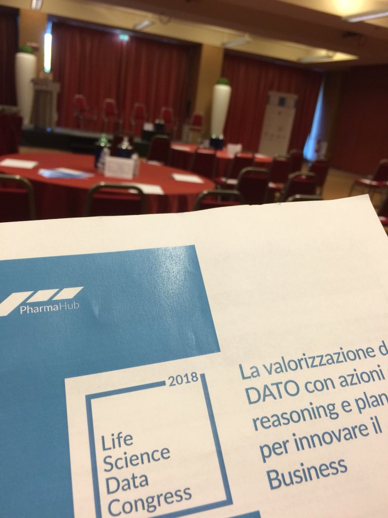 Pharma_Hub's tweet image. Siamo pronti per aprire i lavori a #LifeScienceData congress @ata_hotels. Vi aspettiamo
