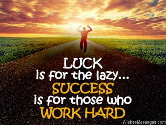 YourLifeDIY's tweet photo. LUCK is for the lazy... SUCCESS is for those who WORK HARD #success #love #luck #RT @YourLifeDIY https://t.co/jL91OEYhjc