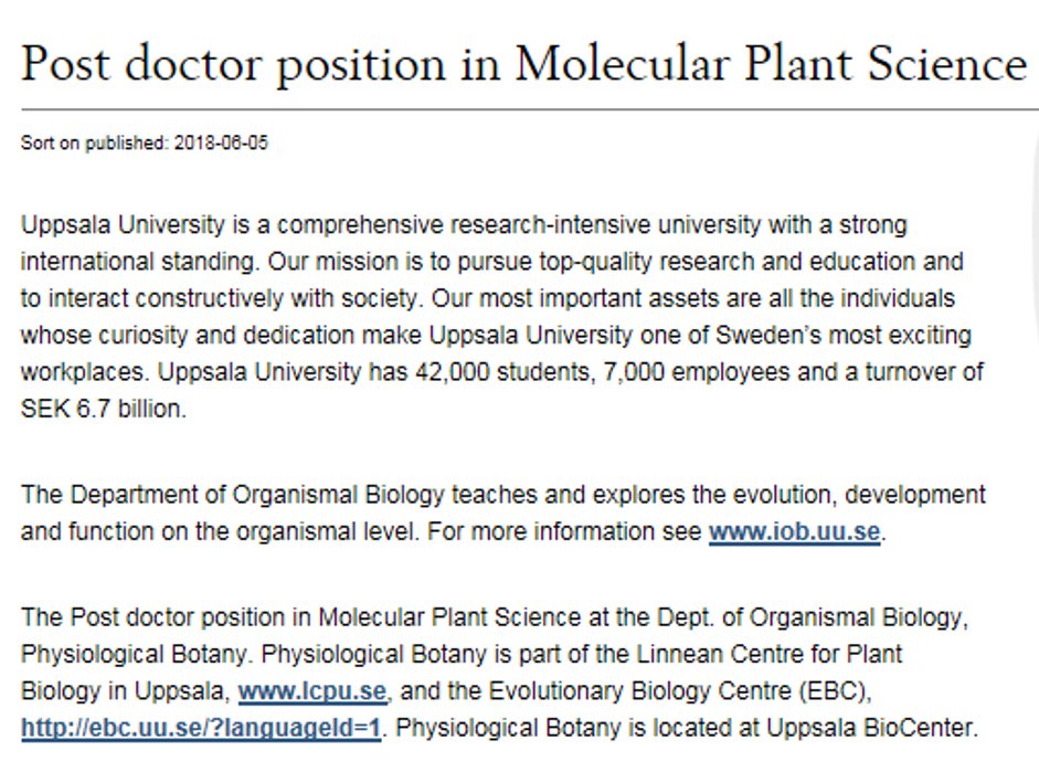 AE_Valdes's tweet photo. 2-year POSTDOC position available with A. Carlsbecker @PhysiolBot_UU @uppsalauni . Comparative analyses of root and vascular development in the conifer Norway spruce. Great group and great boss!!!
https://t.co/NiFyBwLlw9 https://t.co/ndwwq5h5q2