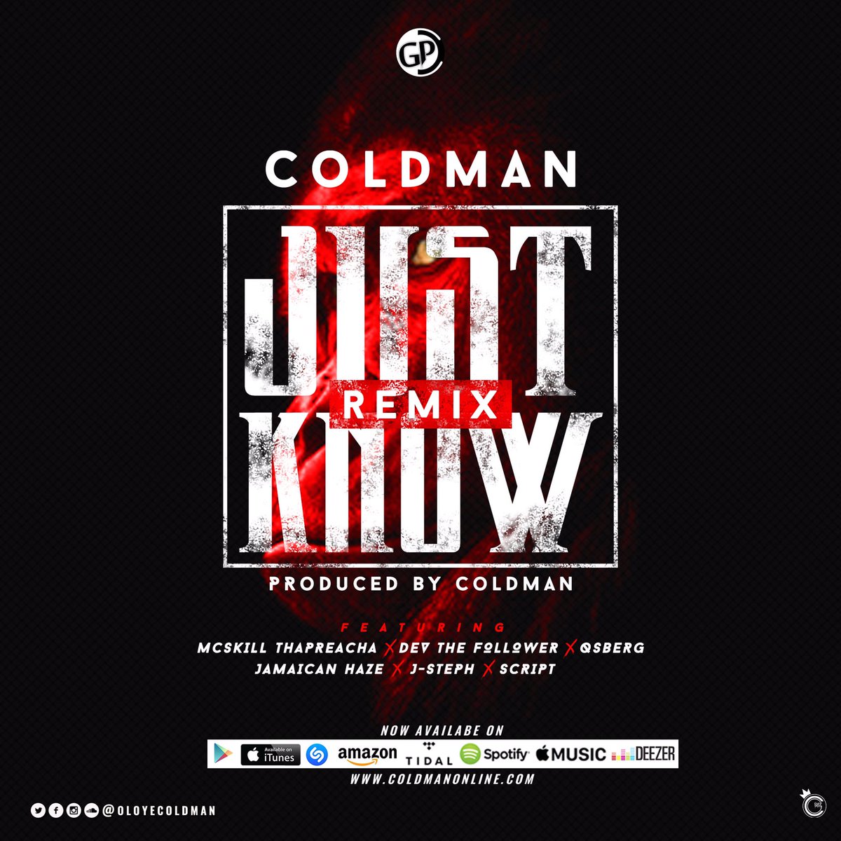 coldgangNIG's tweet photo. @OloyeColdman - Just Know remix ft McSkill ThaPreacher, Dev The Follower, Qsberg, Jamaican Haze, J-Steph & Script on all platforms 👇🏽
https://t.co/WUuwGZiQsk
Please help RT
#JustKnowRemix #coldgang #CGP #hiphop #rap #rapmusic #hiphopmusic #rappers #rapper #OndoStateToTheWorld https://t.co/zErk5a0sQQ
