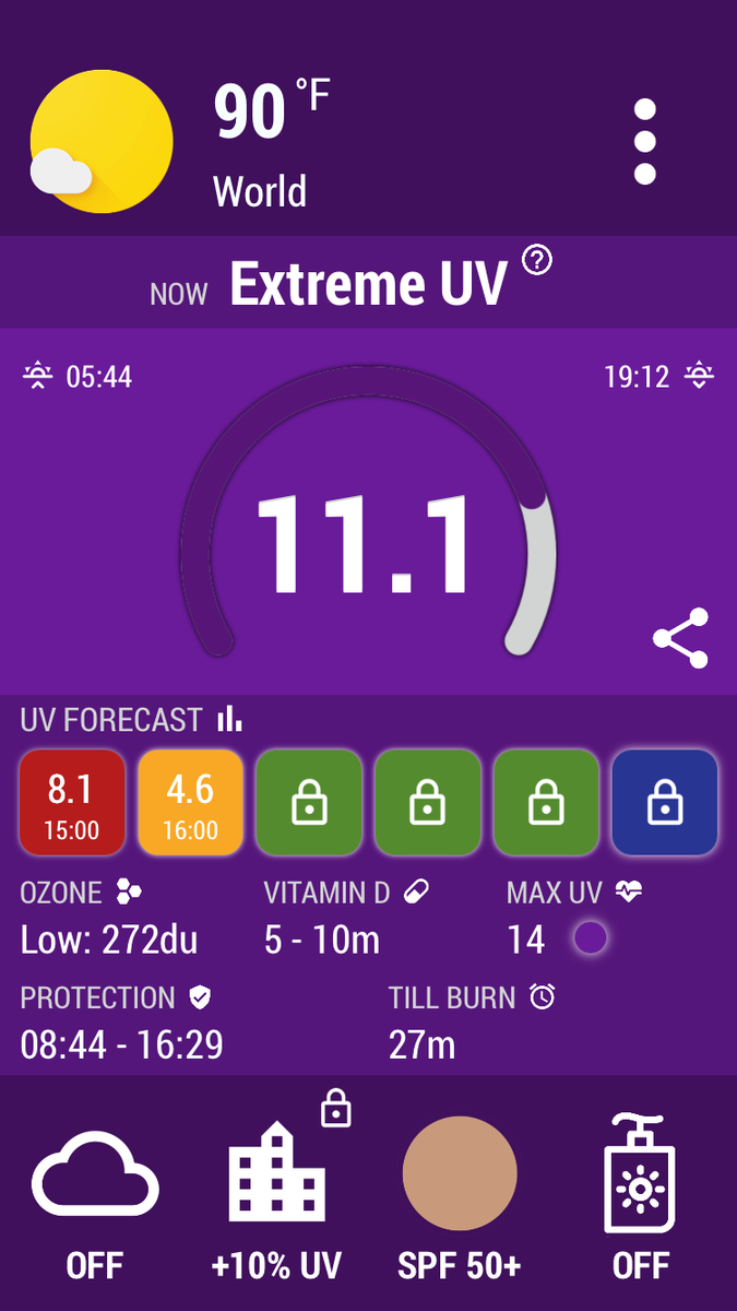 RUfreeyang's tweet photo. #UVIndex is 11.1. Stick shade. Shirt, #sunblock and hat are a must! #BeUVAware with #uvimate: https://t.co/VV4QL6htG9 https://t.co/oxpeix139n