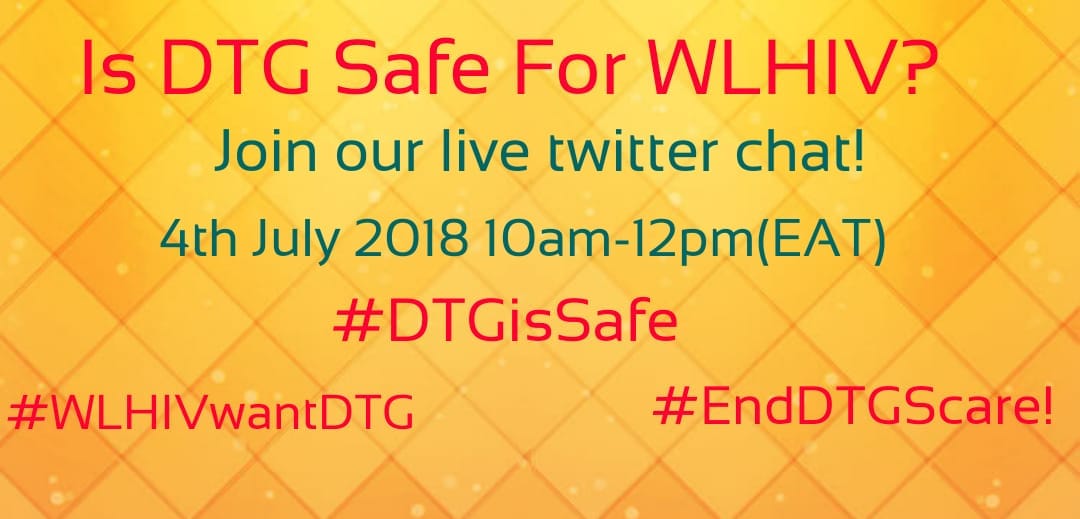 #DTGisSafe #DTG #EndDTGScare #WLHIVwantDTG @maureenmurenga @LucyWanjikuN #DTGisSafe