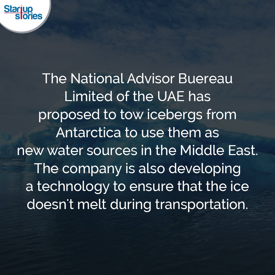 stories_startup's tweet photo. In the midst of a strong water crisis, the Middle East is looking at alternative sources for water.
#StartupStories #StoriesNow #StartupLife #InventiveThinking #ThinkAhead #TheStartupLife https://t.co/Dx6fR8yzQK