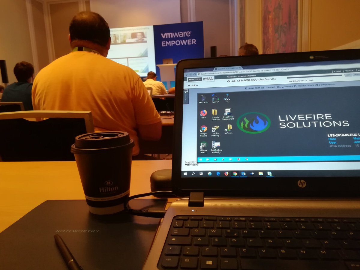 lelekant's tweet image. #VMwareEMPOWER #VMwareEMPOWER2018 #firesolutions Lab - Empowering the Digital Workspace