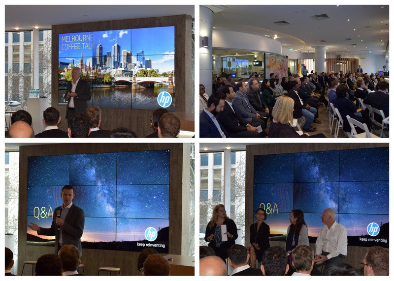 REBailey_99's tweet photo. Thanks @HP_Australia! Great to meetup with the team in Melbourne at a coffee talk hosted by @paul_gracey and participate in a panel on the Journey to Leadership with @nmarzicola. https://t.co/gw1jC3e5XK