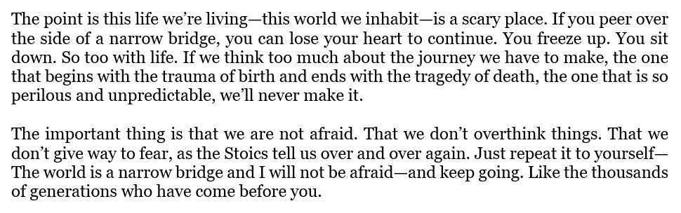 safalniveshak's tweet photo. Such a beautiful, life-saving thought! Made my day. Thanks @dailystoic! https://t.co/88TqIlCIMa