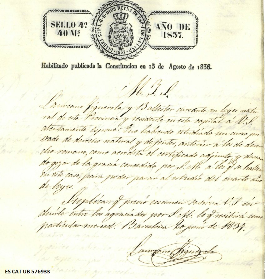 ArxiuUB's tweet photo. #Taldiacomavui de 1816 neix Laureà Figuerola i Ballester, va estudiar a la @UniBarcelona, fou catedrdàtic, advocat, economista i polític, fundador de l'Escola Normal de Barcelona i creador de la #pesseta.
El seu expedient digitalitzat aquí: https://t.co/qlbWSledRg https://t.co/n8Ea2QdveI