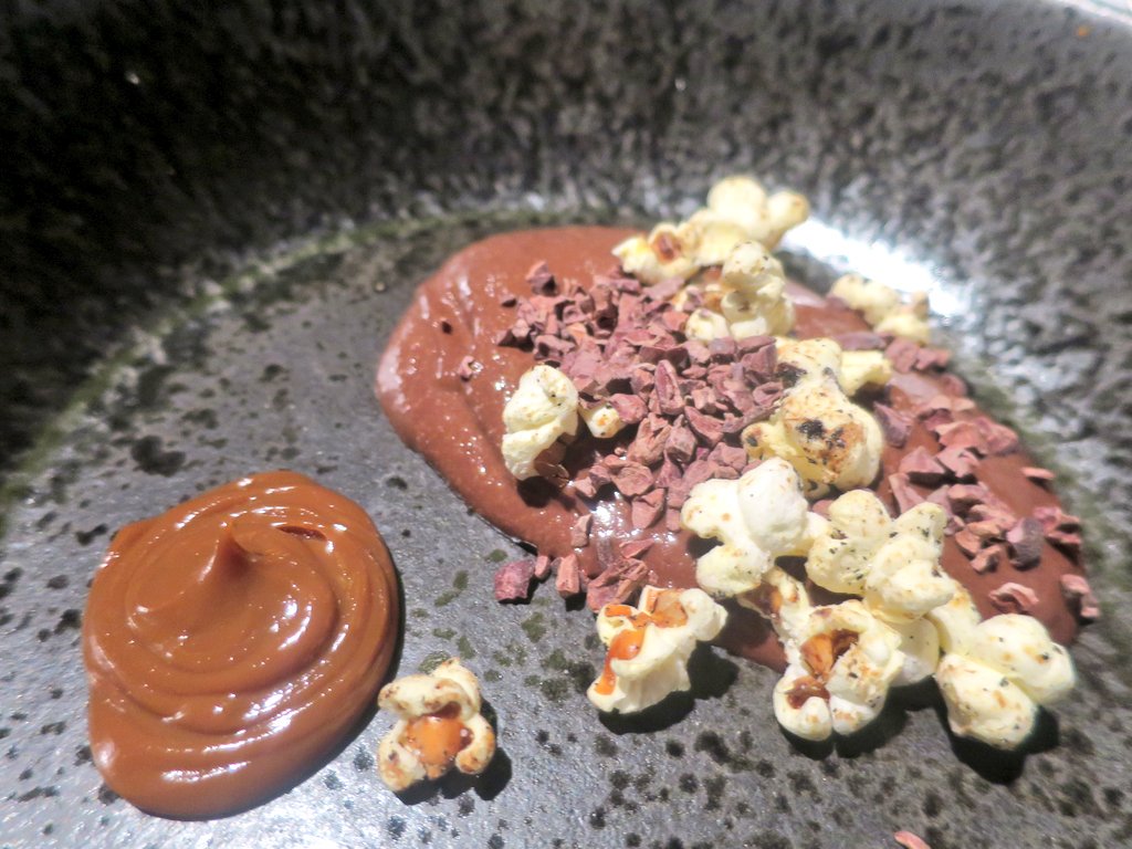 Some of the highlights at Daniel Britten's #ncsupperclubs #popup. That dessert of chocolate mousse, dulce de leche & Earl Grey popcorn was extra sweet because England had just beaten Colombiaaaaa. 🙌 #ENGCOL