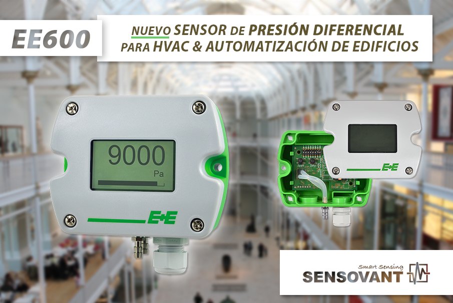 Nuevo Sensor EE600 de Presión Diferencial para HVAC y automatización de edificios. Ideal para medir en sistemas de ventilación, aire acondicionado o monitorear filtros.

Más información en formato PDF:
goo.gl/Uxa3DL 
Para solicitar información:
goo.gl/aamf4b