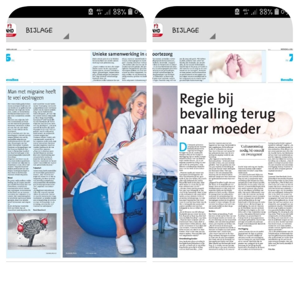 CaroladeWit's tweet photo. Vandaag mooi stuk in NHD over integrale geboortezorg in Midden Kennemerland  #autonomie #zwangerecentraal  #samenwerking #IZ https://t.co/nlj2qNJLy4