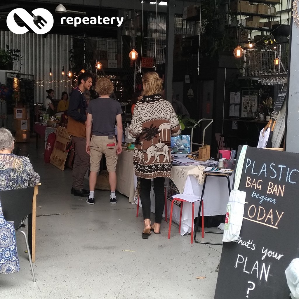repeatery1's tweet photo. Had a great day at #PlasticFreeJuly Day in West End at @wanderingcooks. 
Heard some wonderful talks from Karl Goodsell about the humanitarian and environmental work being done by @formarinelife and from @qlddgreens councillor @jonathan_sri https://t.co/e9mI4RjpTH