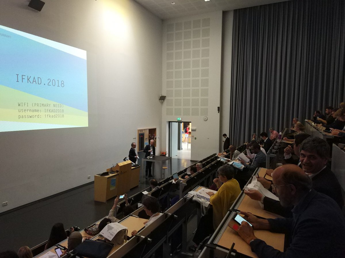 The 14th edition of #ifkad starts with the greetings of the organizers
<a href="/tudelft/">TU Delft</a>