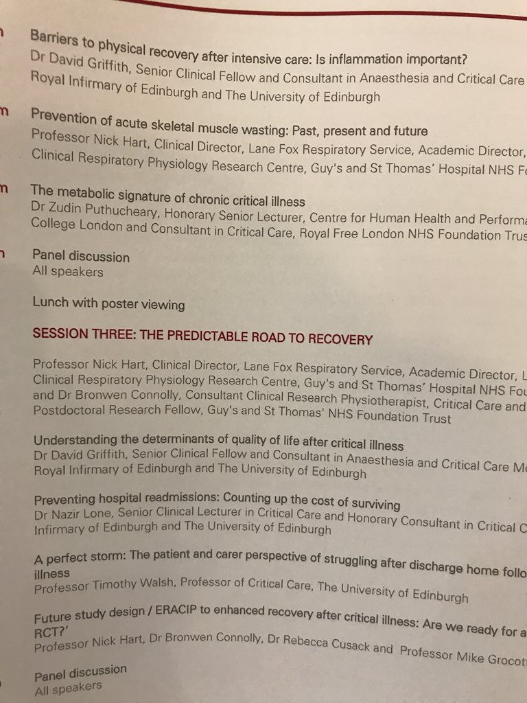 Looking forward to a great day of learning <a href="/RoySocMed/">The Royal Society of Medicine</a> ‘Get over it: Enhanced recovery after critical illness’ <a href="/PapCriticalCare/">Papworth Anaesthesia and Critical Care</a> <a href="/AllainaEden/">allaina eden (she/her)</a> <a href="/Tx_VAD_physio/">VAD Physio Network</a>