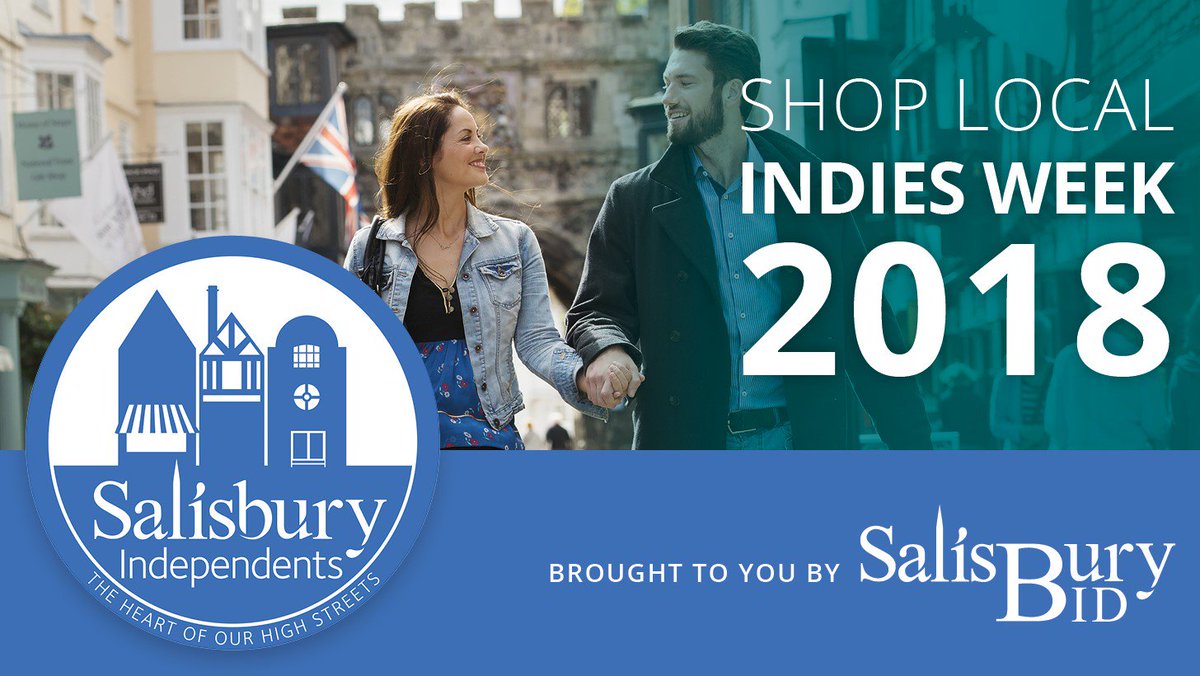 salisburybid's tweet photo. Happy 4th July! It's Indies Week in #Salisbury and we're celebrating our independent business  🎉 Shop local and find lots of special Indies Week offers in the city 🛍️ https://t.co/VJGLYfYANd