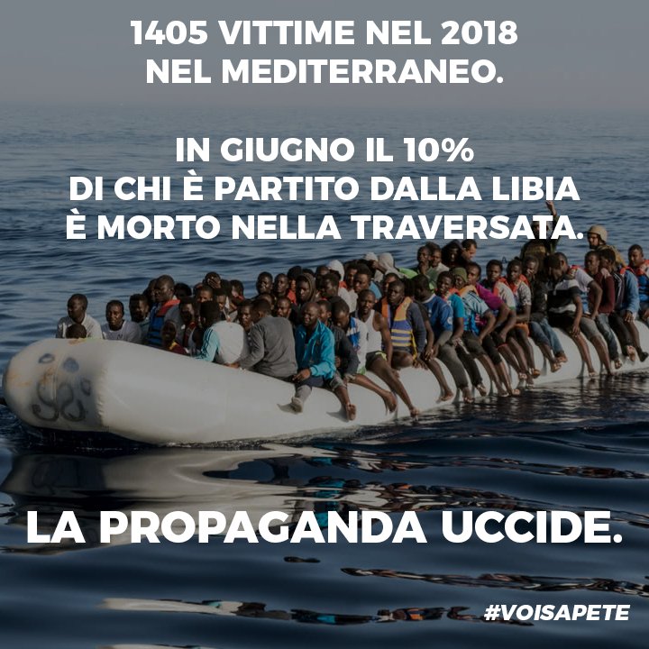 civati's tweet photo. La propaganda uccide. #voisapete https://t.co/FTcH14ZJ3C