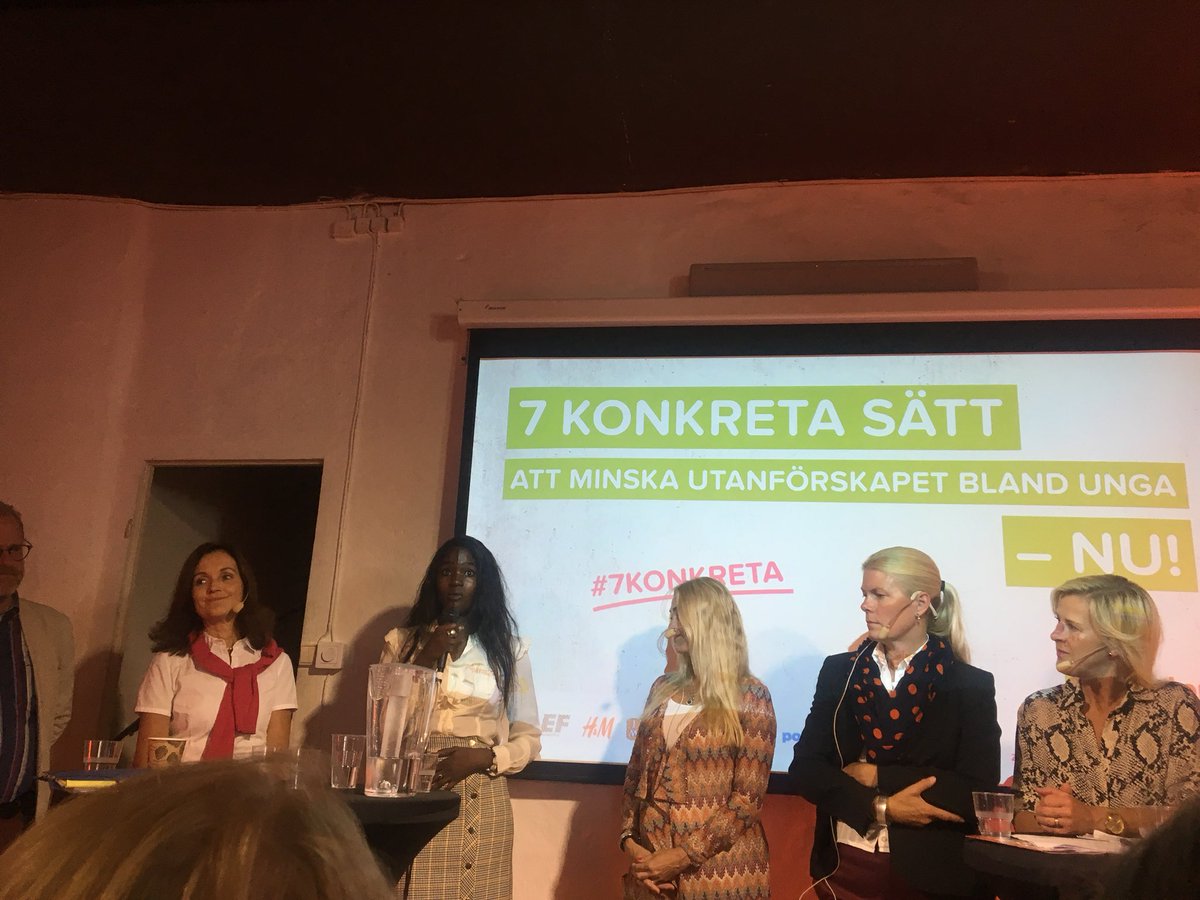 ”Alla företag: investera i era framtida kandidater och konsumenter!” Haddy Sarr, Mentorungdom #konkreta #mentorsverige #almedalen18