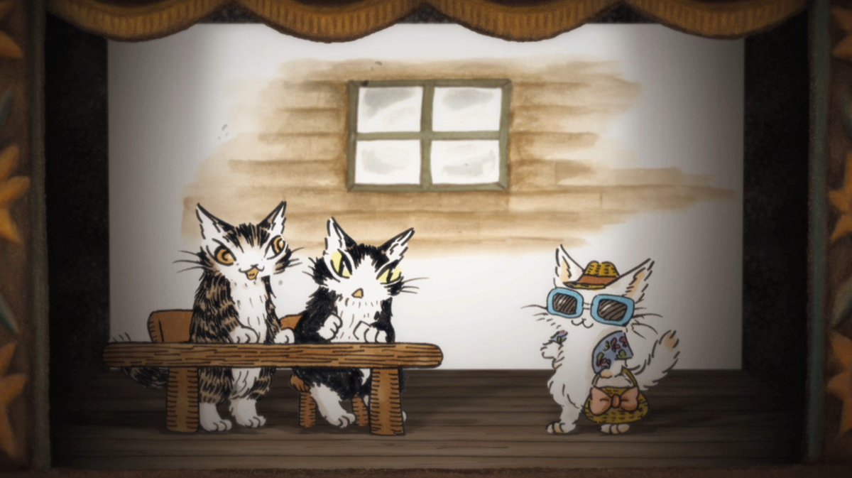 劇場版公開中 アニメ 猫のダヤン 公式 در توییتر はじめての猫会議 新作きせかえのテーマにもなった はじめての猫会議 はシーズン3アニメ 猫のダヤン ふしぎ劇場 収録です 第21話 バニラの荷造りと おめかしの理由は 壁紙やロック画面の