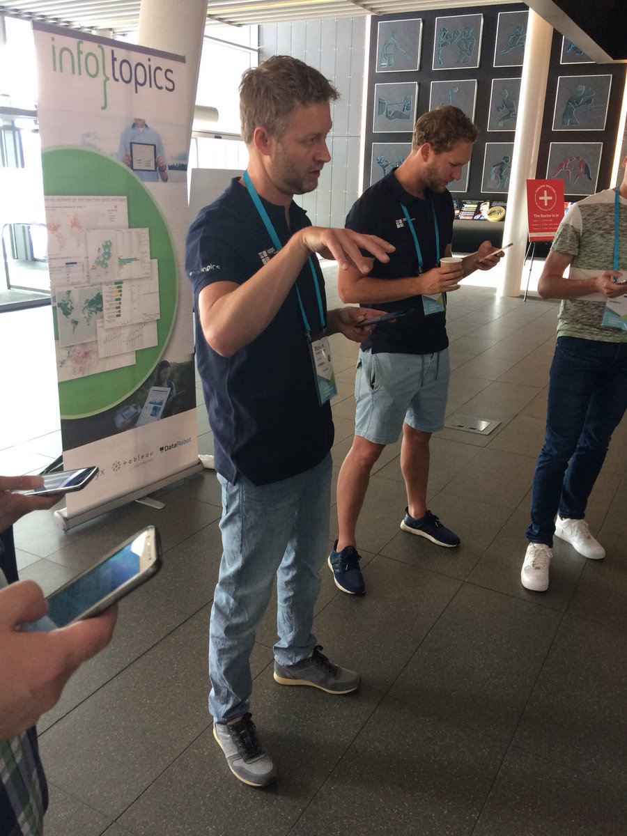 EmmyHeerdink's tweet photo. Richard’s advise in the morning! #TCEurope18 here we go 😁 @Infotopics https://t.co/1zBlfAS8u5