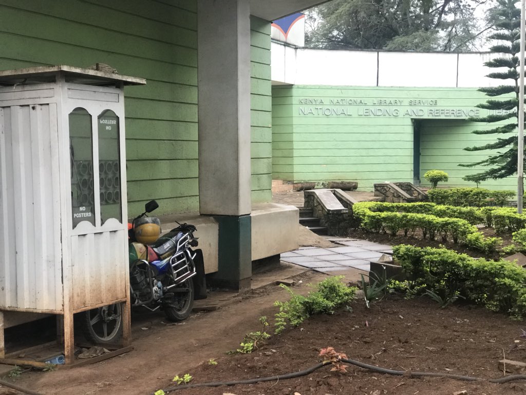 MaryGicharu1's tweet photo. Revisiting childhood habits and places we were dropped every weekend; now renovated. #KenyaNationalLibrary https://t.co/e79JhnKz4g