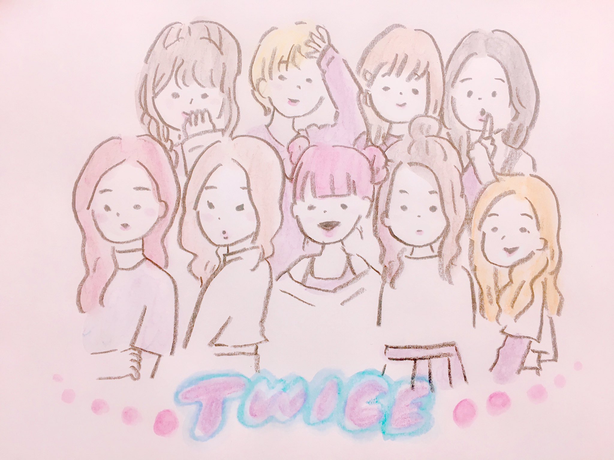 Twitter 上的 しろくまななみん ゆるい銀魂とゆるいtwiceのイラスト T Co X6jxydpkvj Twitter