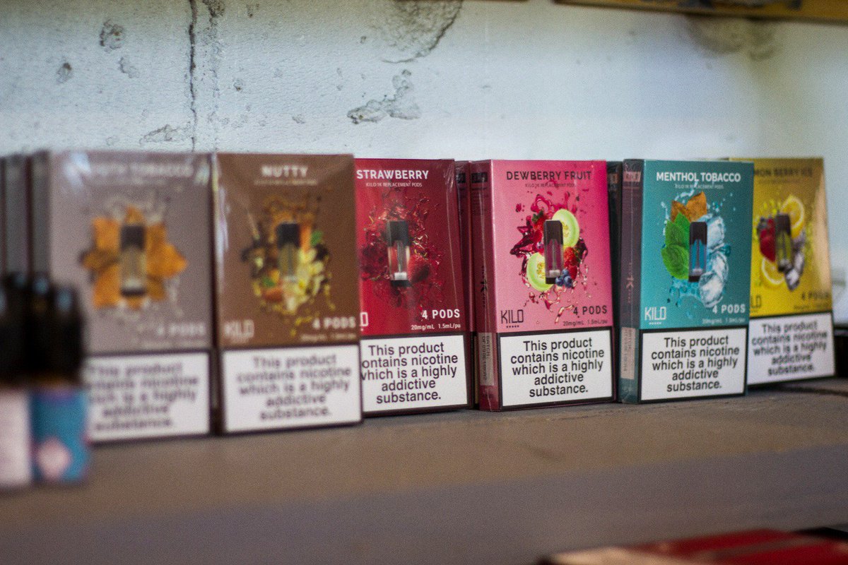 Check it out!! New products have arrived in-store 👊 We now have the incredible London Gin Parlour short fill e-liquids, and the Kilo 1K pod system kits! #Vaping #Camden #LondonVapestore