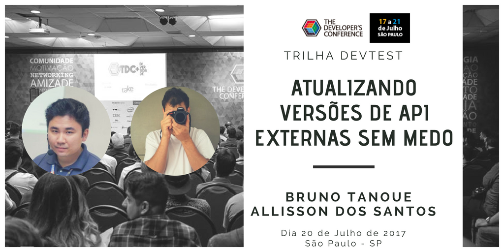 eliasnogueira's tweet photo. Quer atualizar versões de API externas sem medo?
Assista a palestra do @brunotanoue e @alissonbrunosa na #TrilhaDevTest do #TheDevConf
https://t.co/lq5cesrR4D https://t.co/m3wZMOlNps
