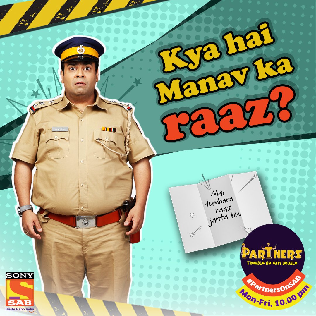 sabtv's tweet photo. Kar raha hai koi Manav ko blackmail, jaanta hai uska secret! Kya aap bhi jaante hai uska raaz toh bataiye humein in comments below. #PartnersOnSAB https://t.co/FVF6O483Ku