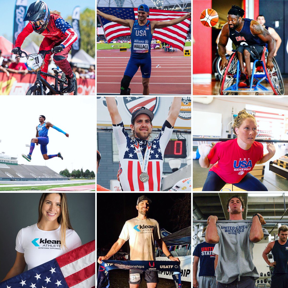 Some of the best moments in sport are those that connect us to something far bigger and more historic than ourselves. Wishing everyone a happy, healthy and active Independence Day holiday! 
{📷 sponsored athletes} #trainklean #kleanathlete