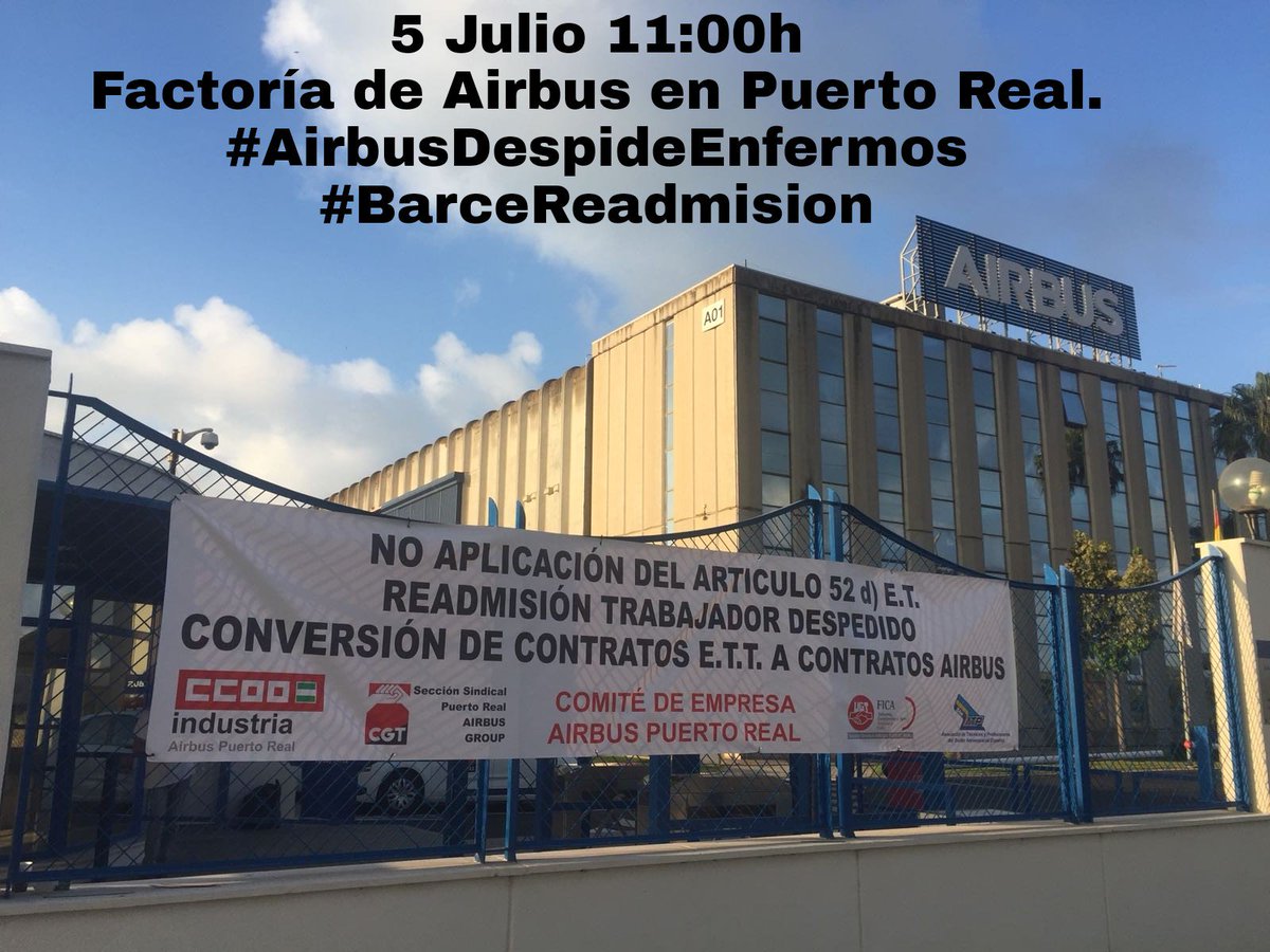 #AirbusDespideEnfermos
#BarceReadmision
<a href="/Airbus/">Airbus</a>