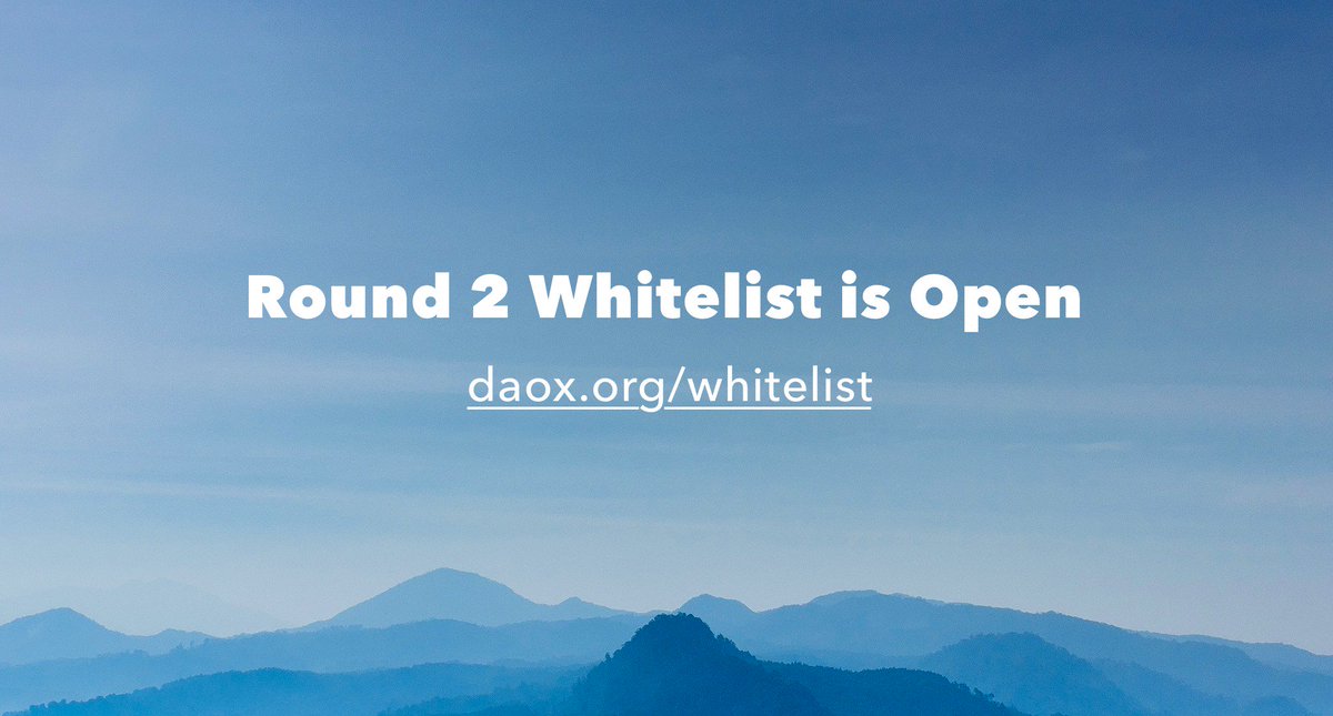 daoxorg's tweet image. DXC is the Token for ICOs 2.0. Join the whitelist here: daox.org/whitelist