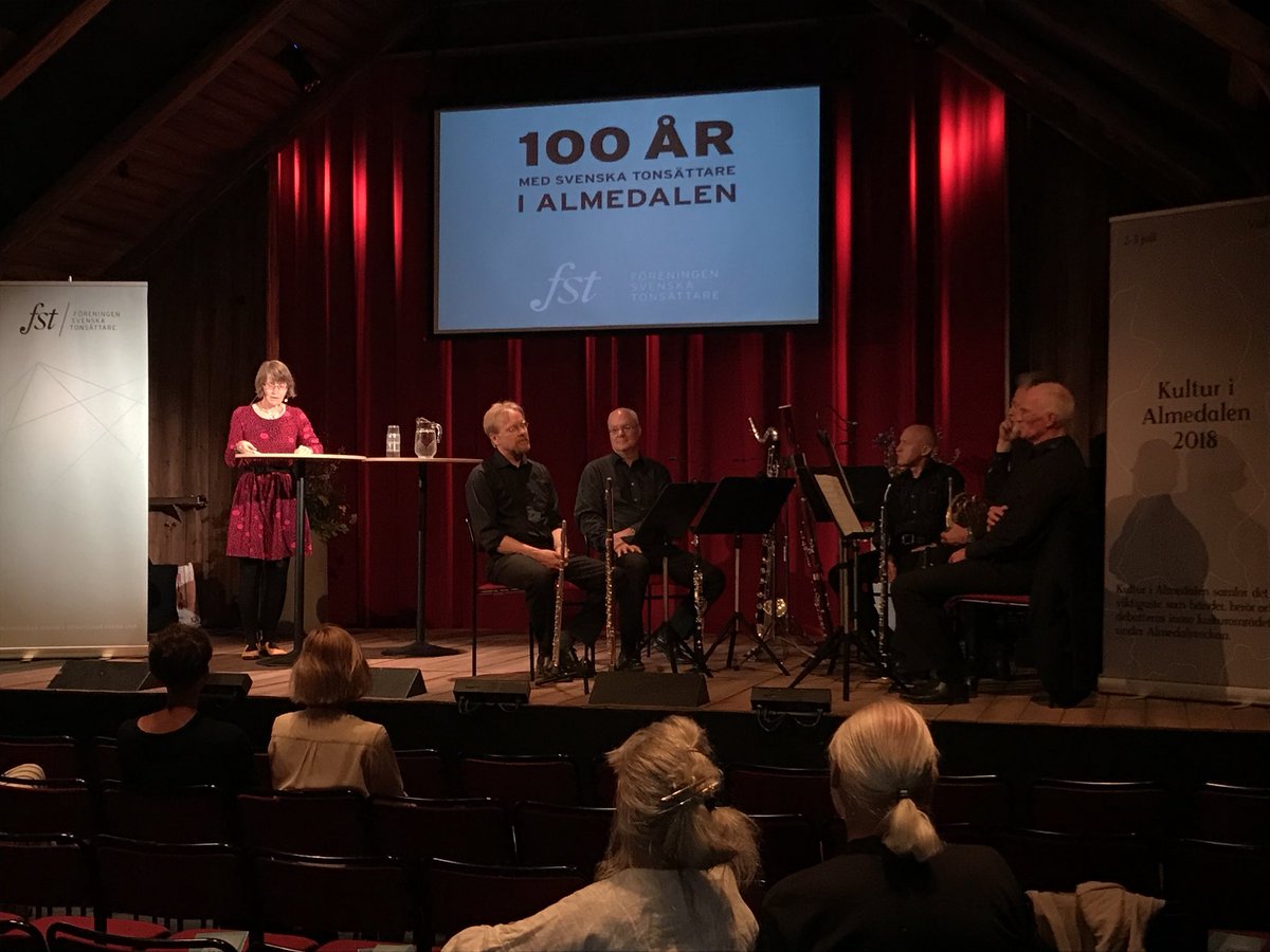 Tonsättaren Cecilia Franke om det estetiska uttrycket och den nutida konstmusikens relevans i samhället under #almedalen #kulturialmedalen #kultalm18