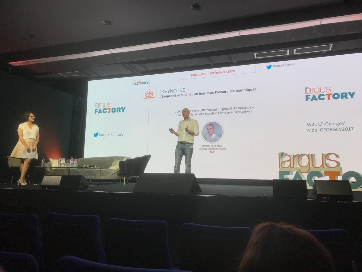 JeRosselli's tweet image. Merci à l'Argus Assurance de m'avoir invité ce matin à échanger. Chez N26, « Nous créons la banque que nous aimerions avoir » #argusfactory