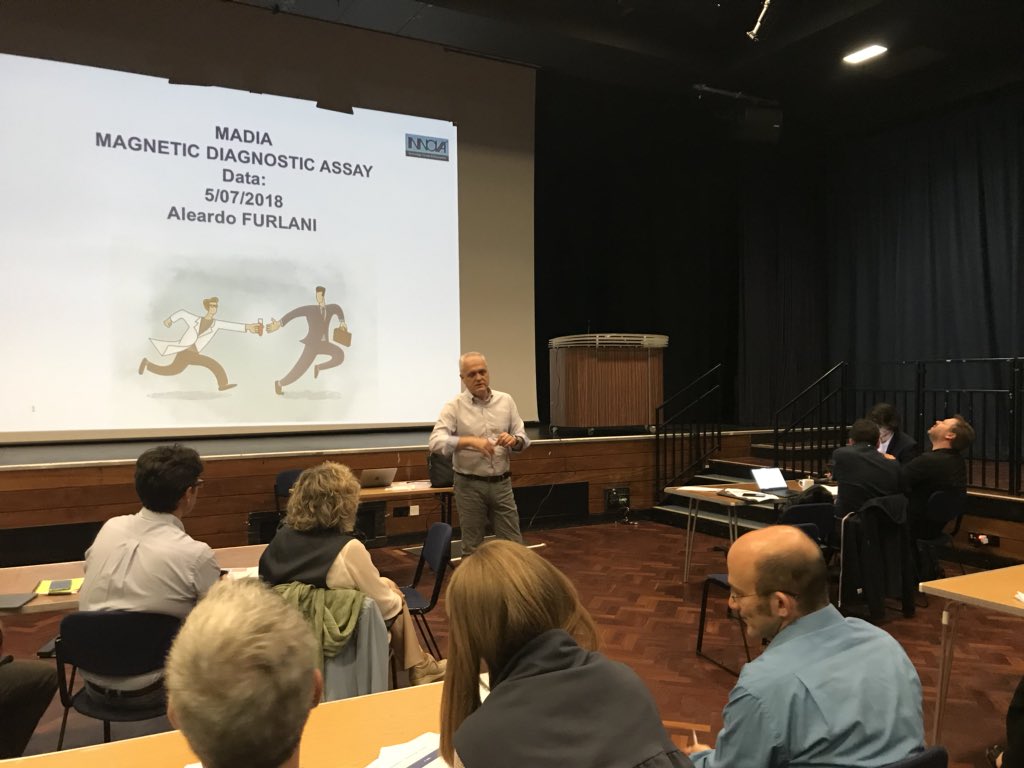 #Technology #transfer: Aleardo Furlani (INNOVA) talks about the role of the #IntellectualPropertyRights, during the afternoon session of MADIA project meeting at University of Brighton.