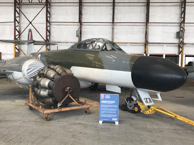 Preparations are well underway for our special #RAF100 static aircraft display. Join us this Fri-Sun, 10am-4pm, to see this stunning Gloster Meteor and other iconic historic aircraft ✈️

More info 👉🏻 goo.gl/1YPZNV

<a href="/live_coventry/">CoventryLive</a> <a href="/Coventry2021/">Coventry UK City of Culture 2021</a> <a href="/coventrycc/">Coventry City Council</a>