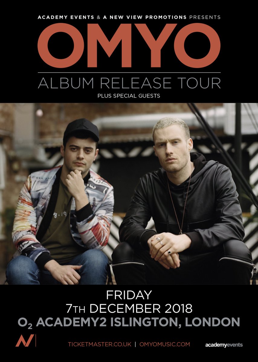 Following on from an awesome set here in May, <a href="/omyomusic/">OMYO</a> are set to return to O2 Academy Islington on Friday 7th December. O2 priority tickets can be purchased now >> bit.ly/OMYO_O2. General on sale Friday 6th July <a href="/TicketmasterUK/">ticketmasteruk</a>